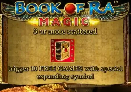Огляд слота Book of Ra Magic 